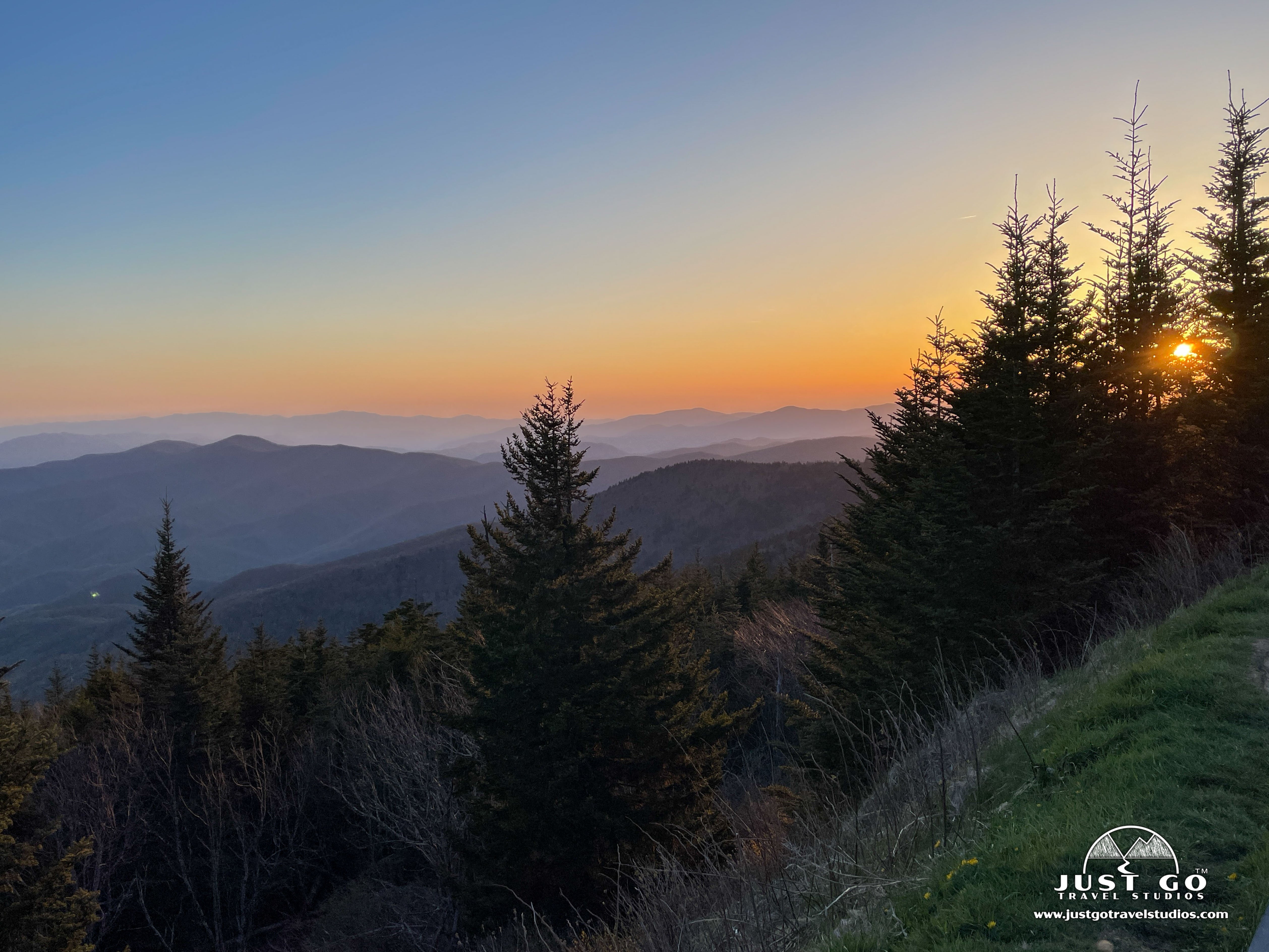 Sunset Cades Cove Panorama Great high quality Smoky Mountains National Park, Landscape Photograph, Tennessee Art, Large Wall Decor, Blue Ridge Mountains