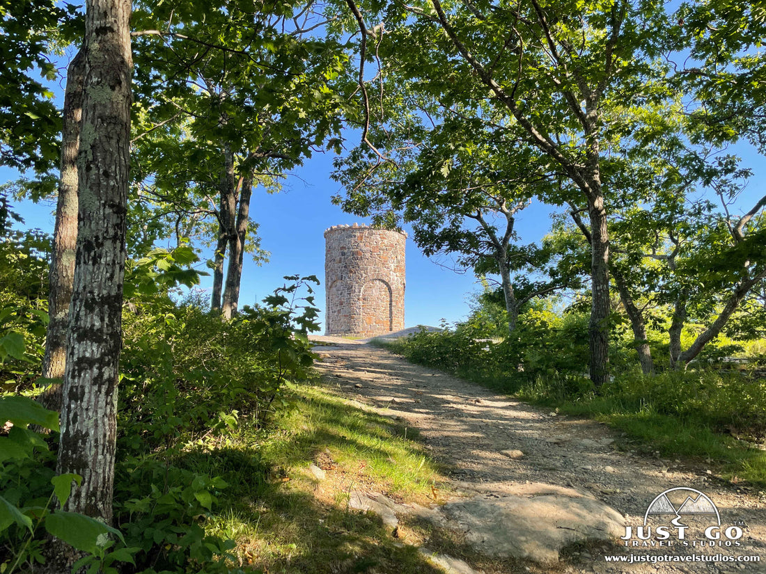 Tower from Mount Battie at Camden Hills State Park