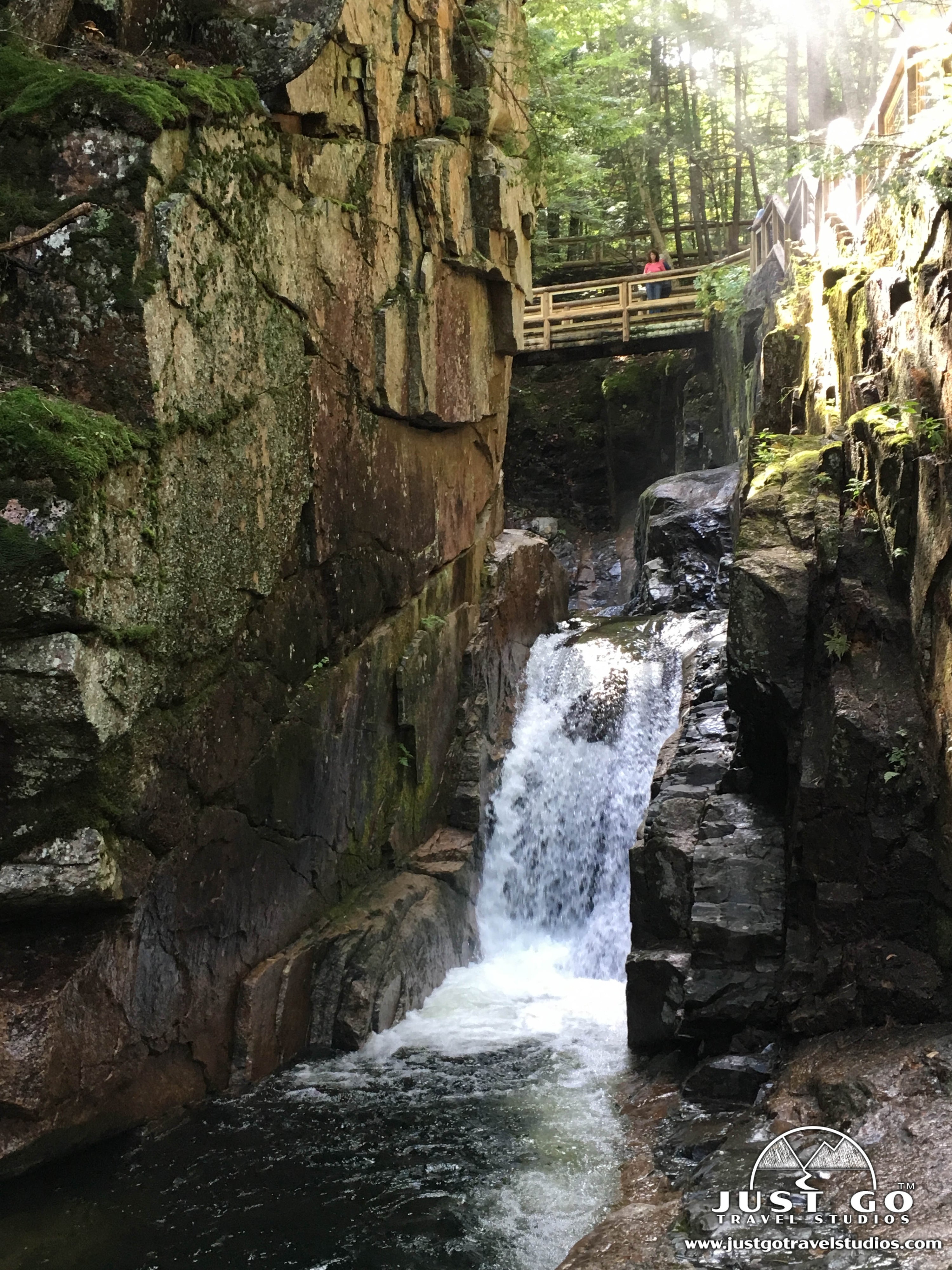 Sabbaday Falls Trail in White Mountain National Forest – Just Go Travel ...