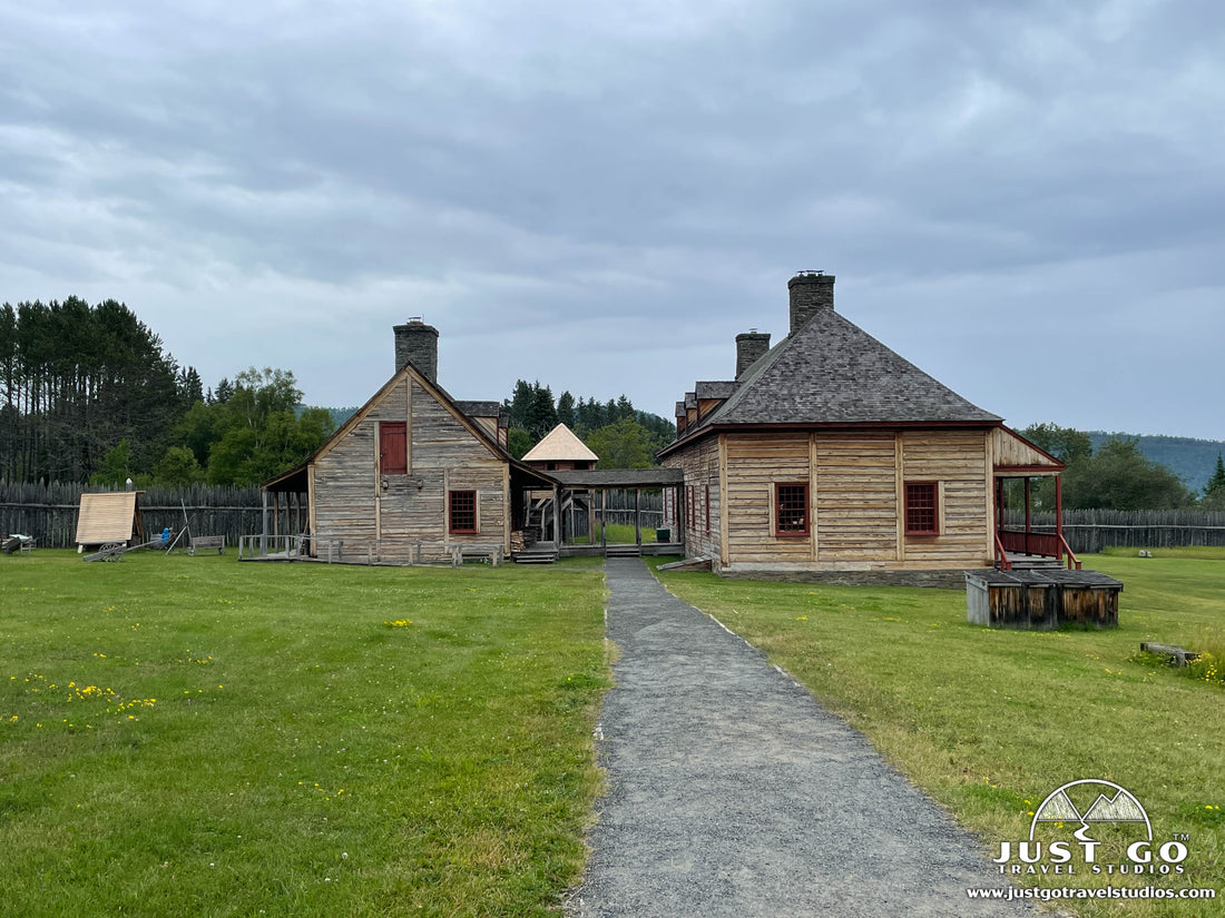 Historic buildings at Grand Portage National Monument