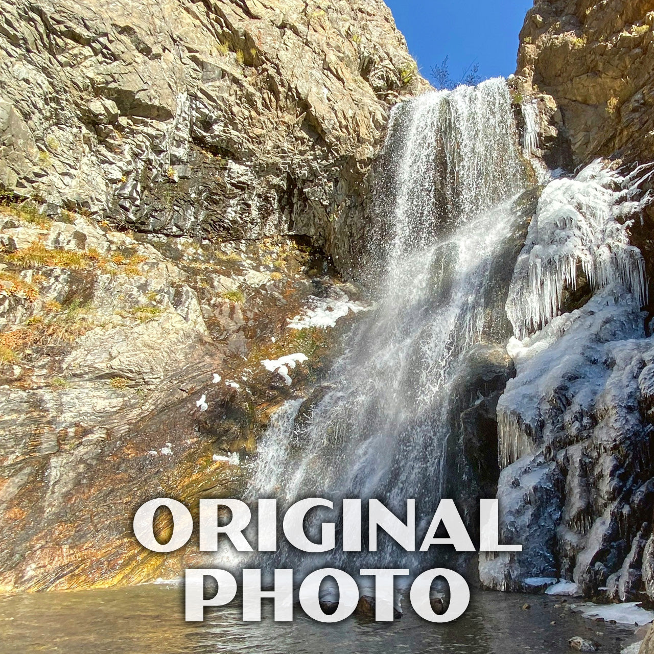 Adams Canyon Poster-WPA (Adams Canyon Falls) (Utah State)