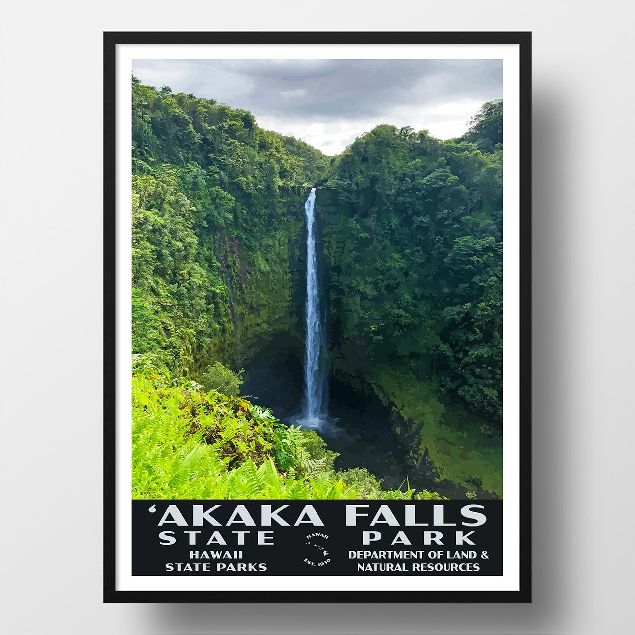 Akaka Falls State Park Poster