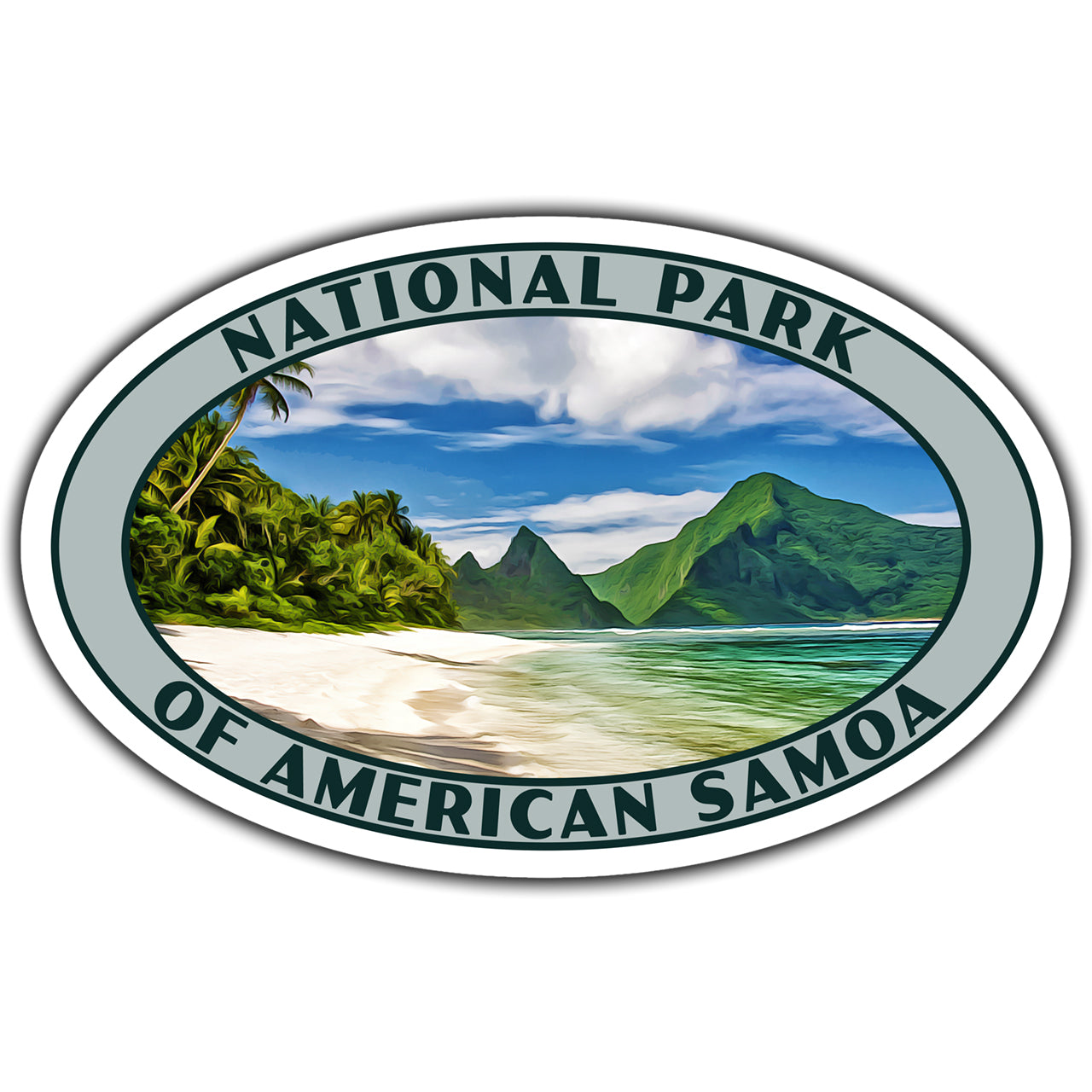 American Samoa national park sticker