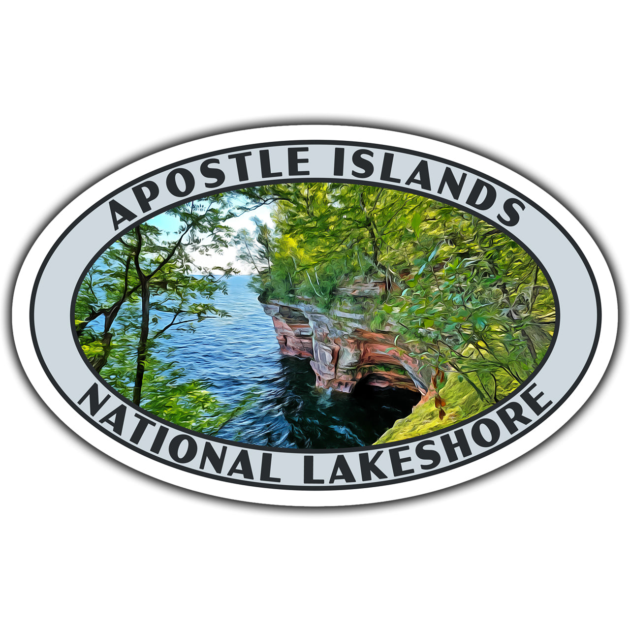 apostle islands national lakeshore sticker