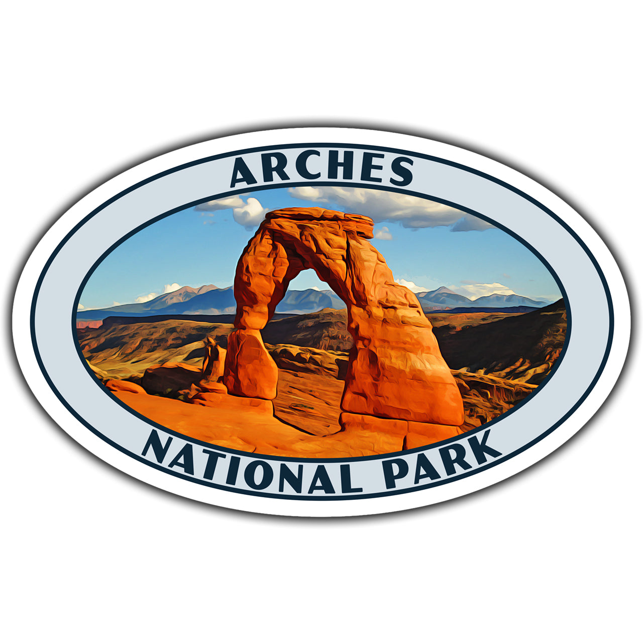 arches national park sticker