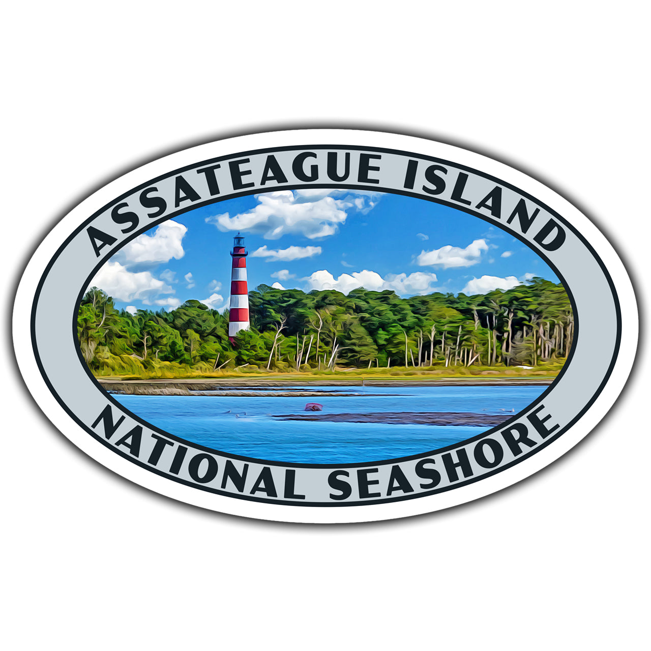 Assateague Island national seashore sticker