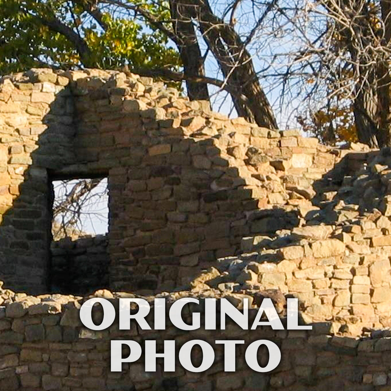 Aztec Ruins National Monument Poster-WPA (Aztec Ruins)