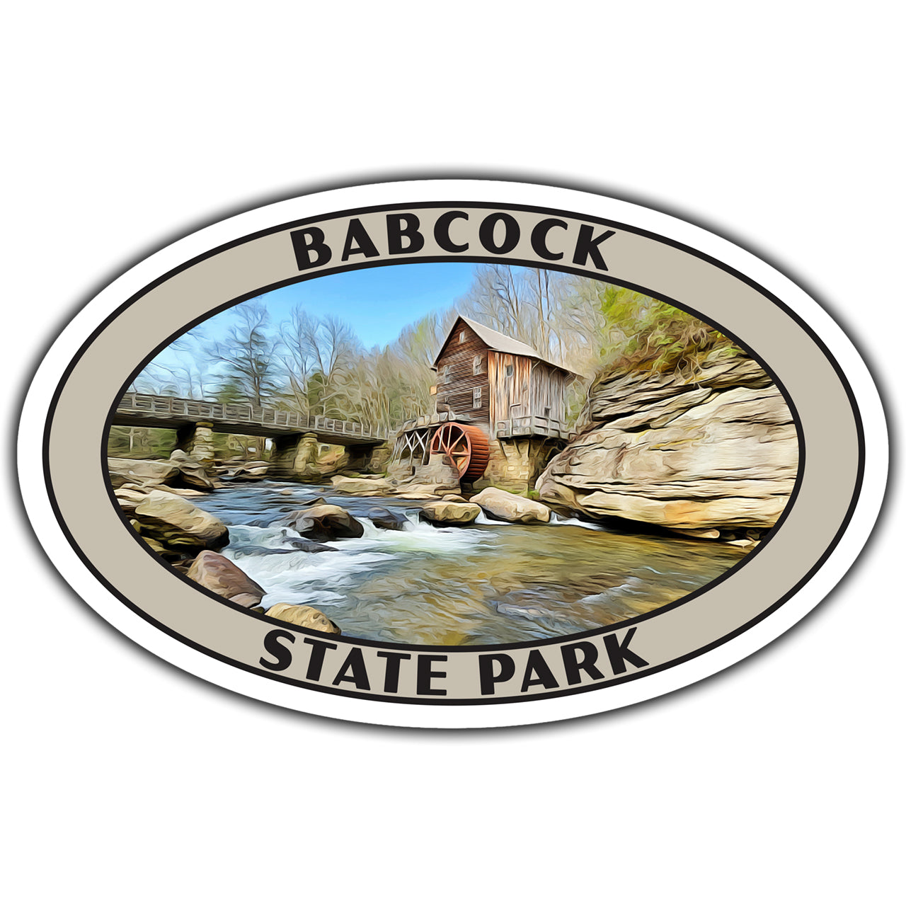 Babcock state park sticker