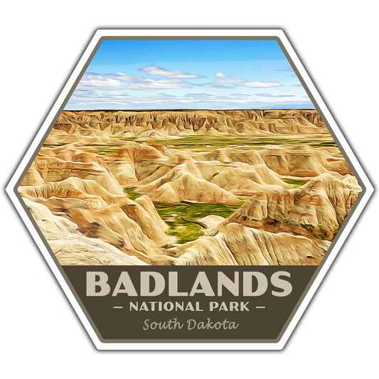 badlands national park sticker