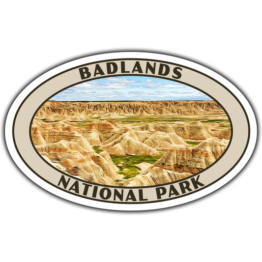 badlands national park sticker