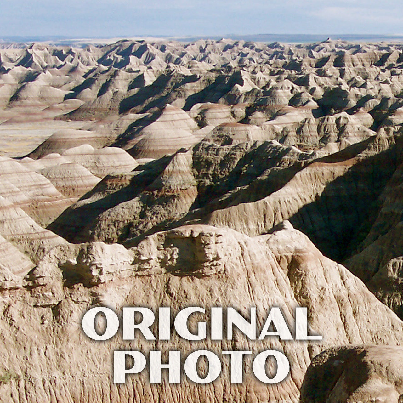 Badlands National Park Poster-WPA (Big Badlands)