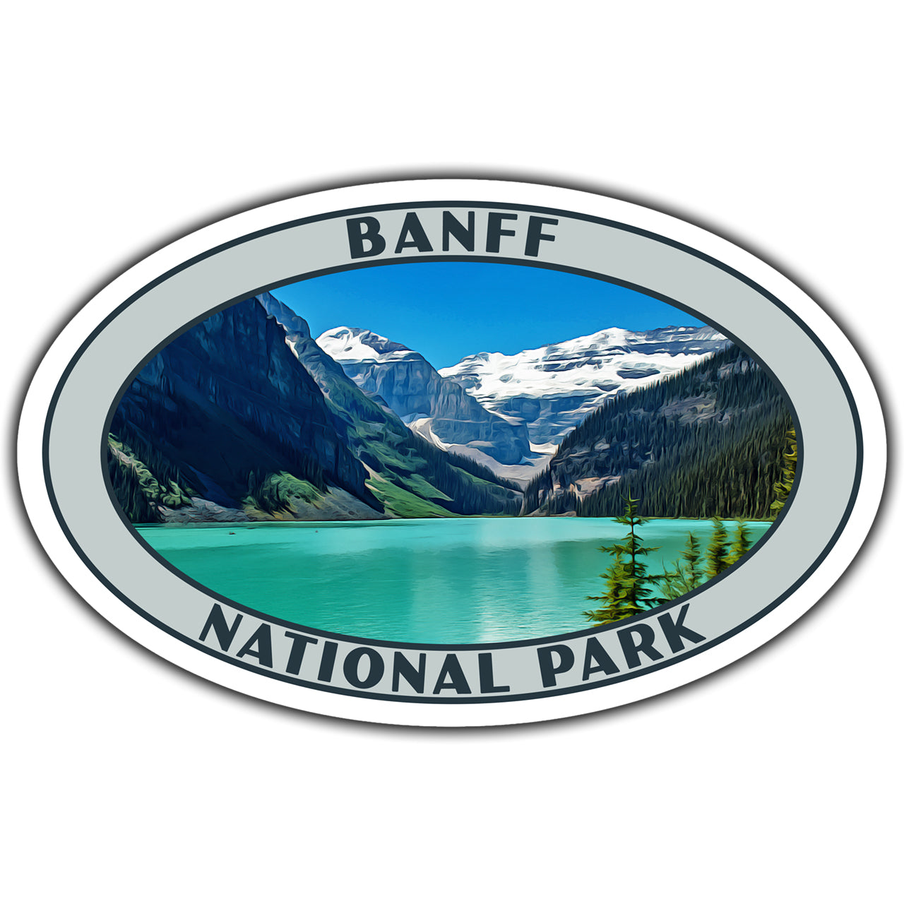 banff national park sticker