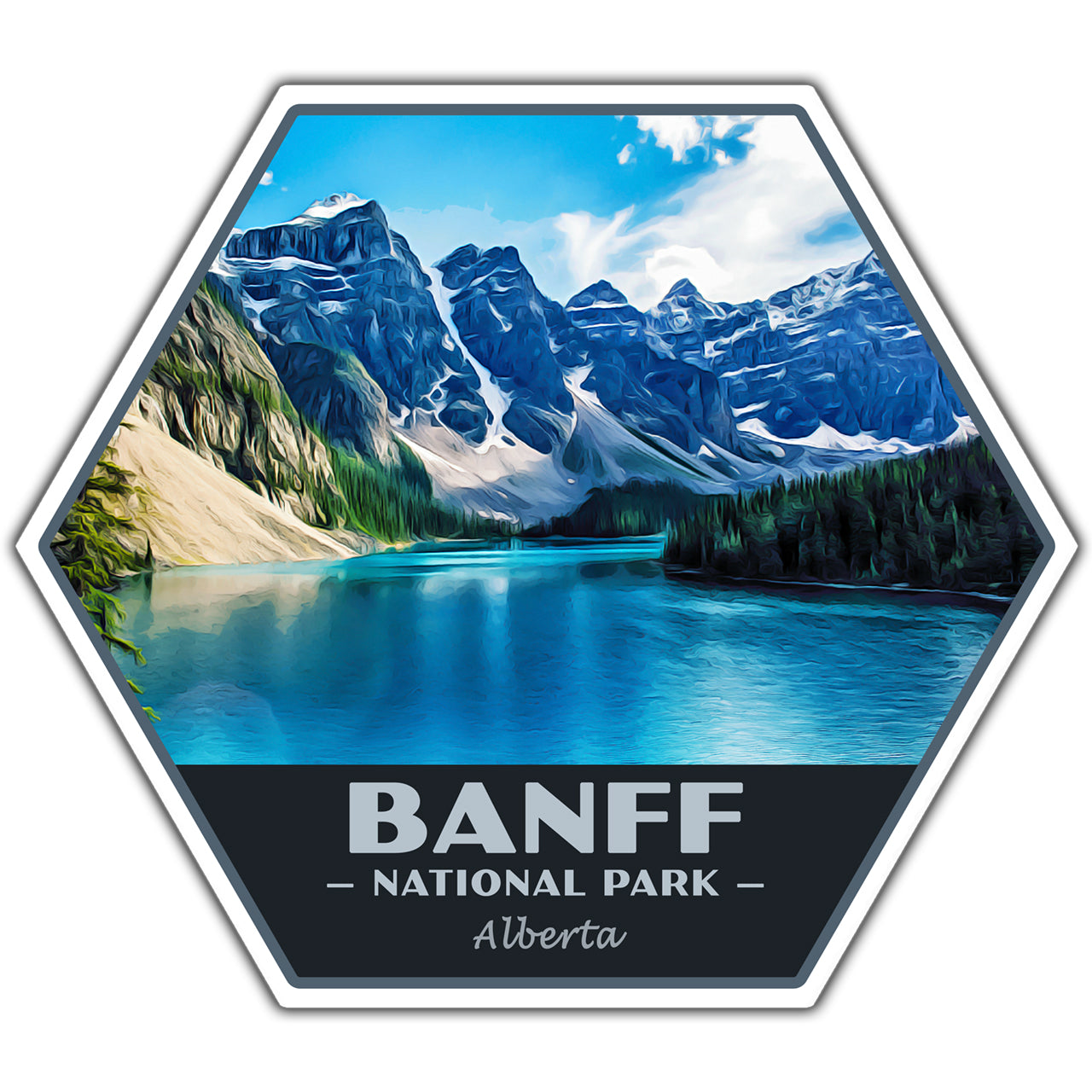 banff national park sticker