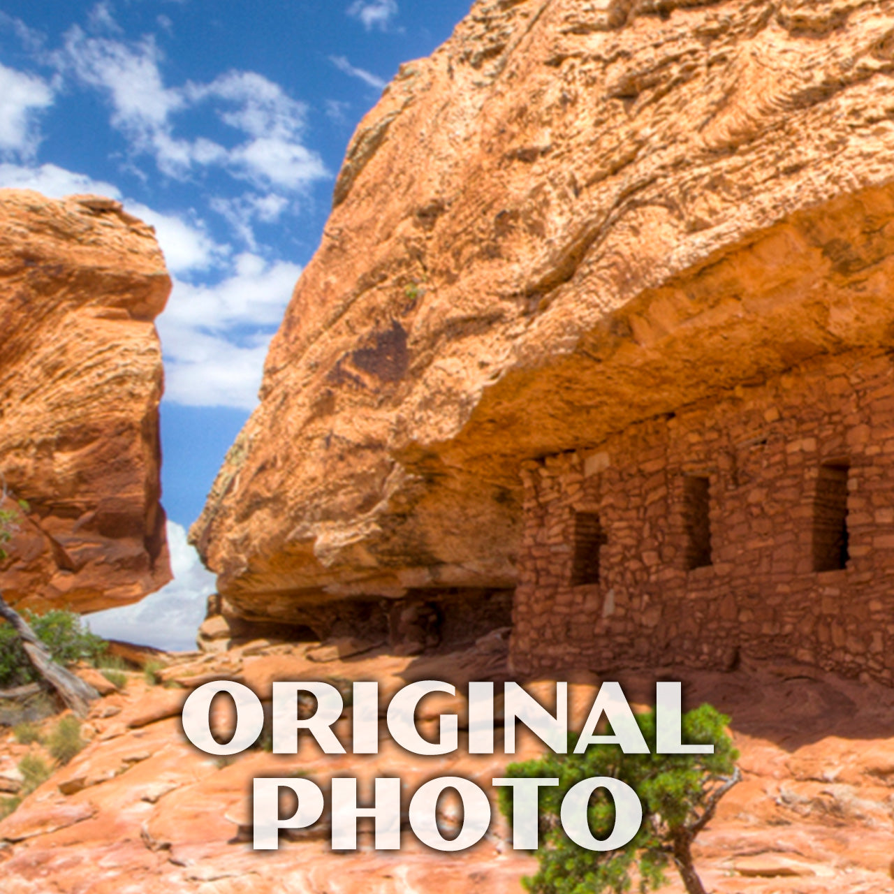 Bears Ears National Monument Poster-WPA (Cliff Dwellings)