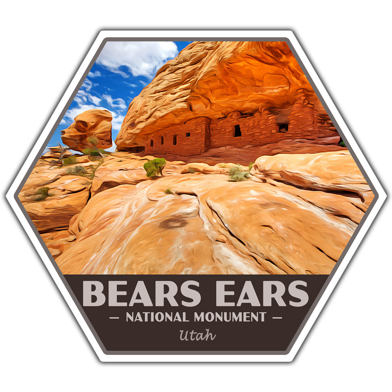 Bears Ears national monument sticker