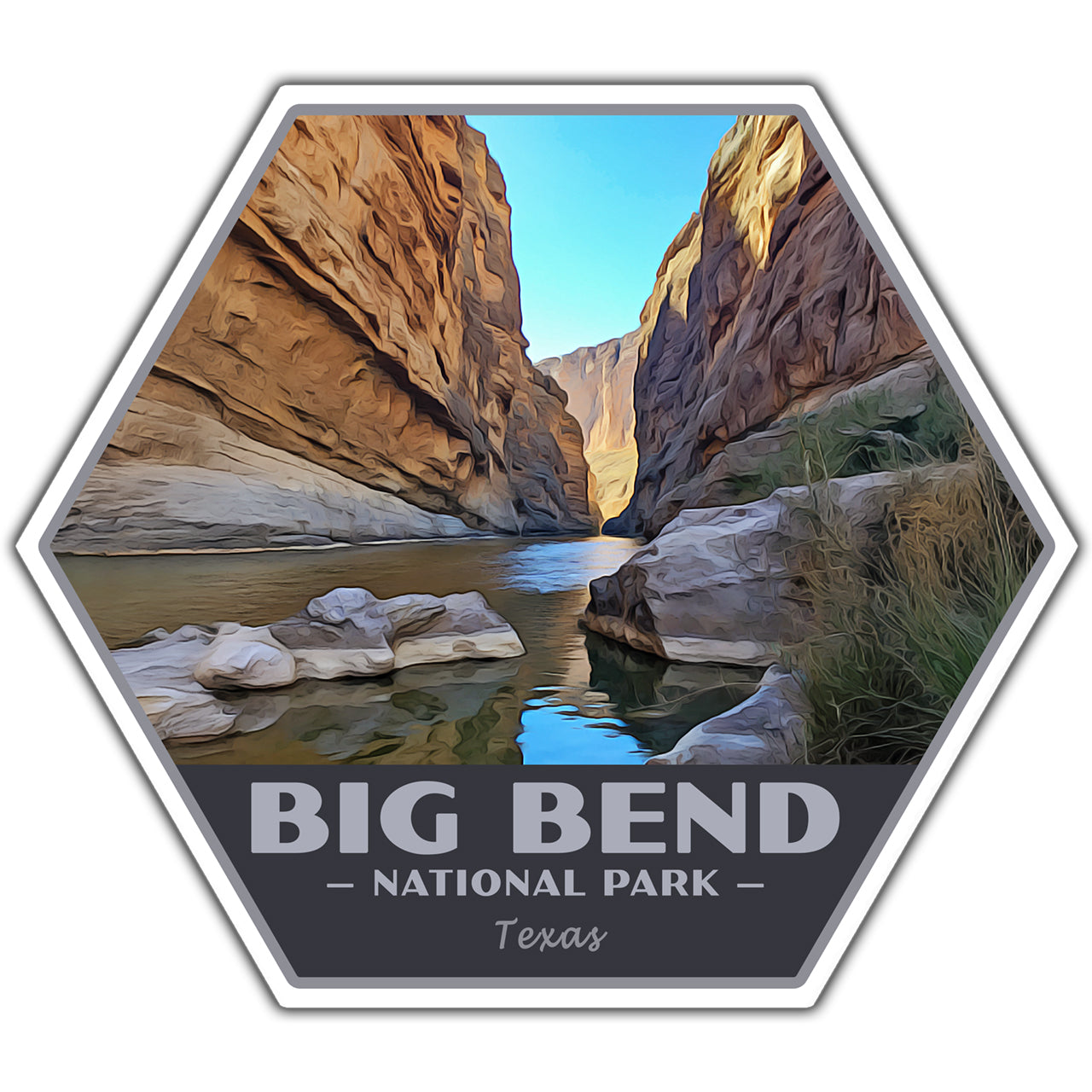 big bend national park sticker