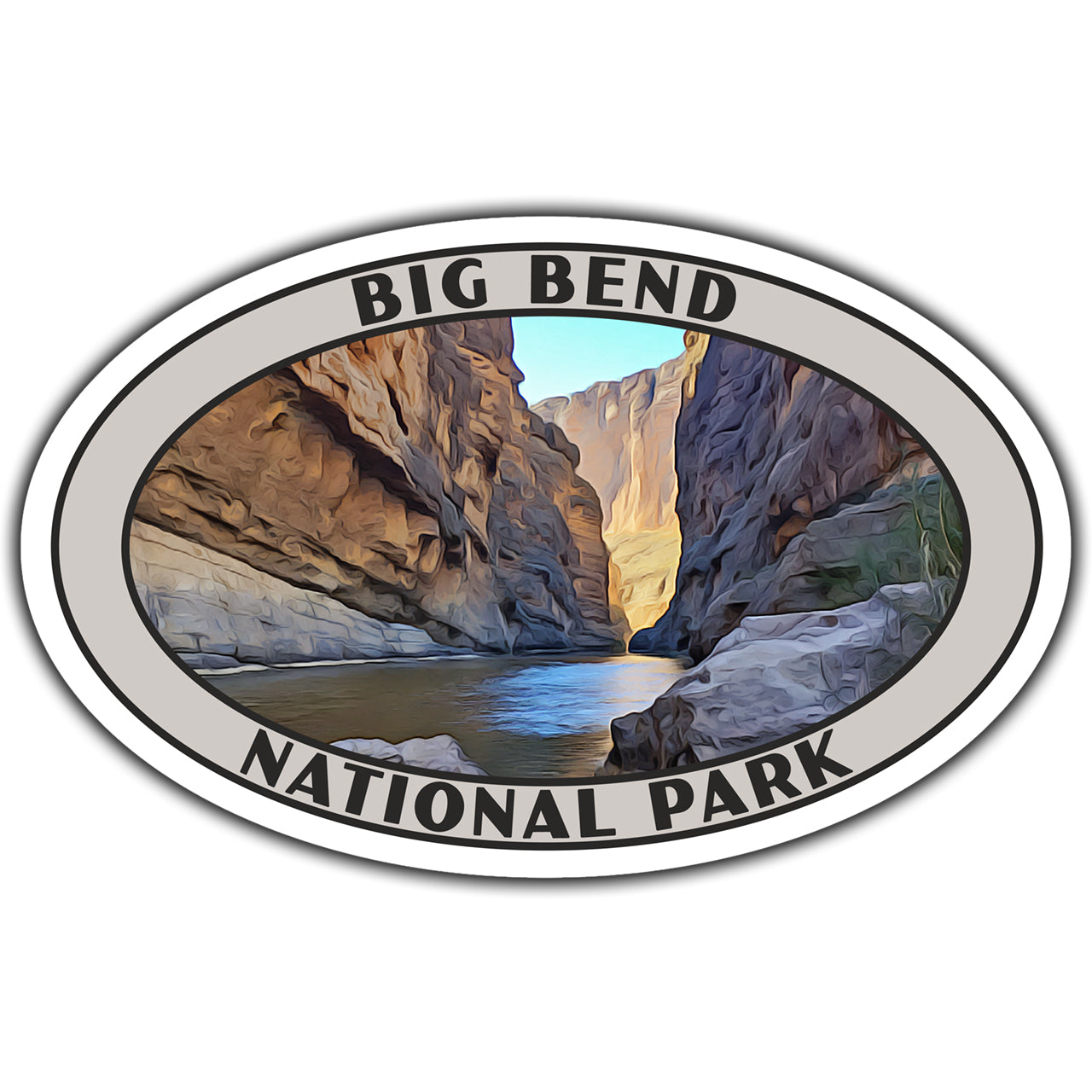 big bend national park sticker