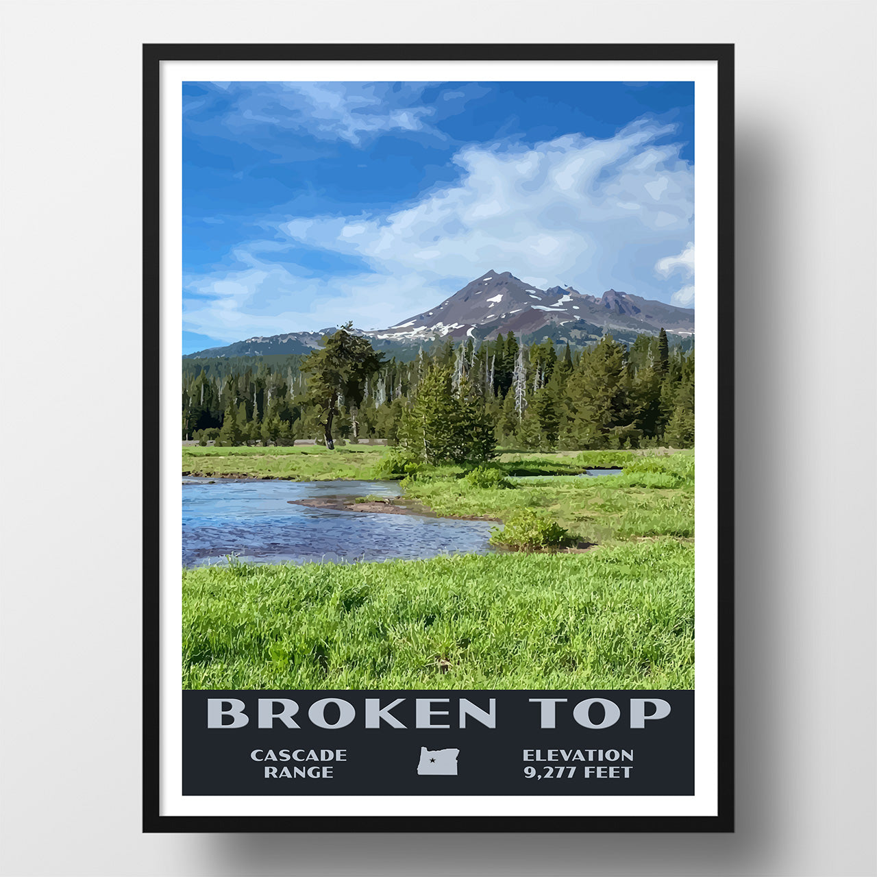 Broken Top Poster