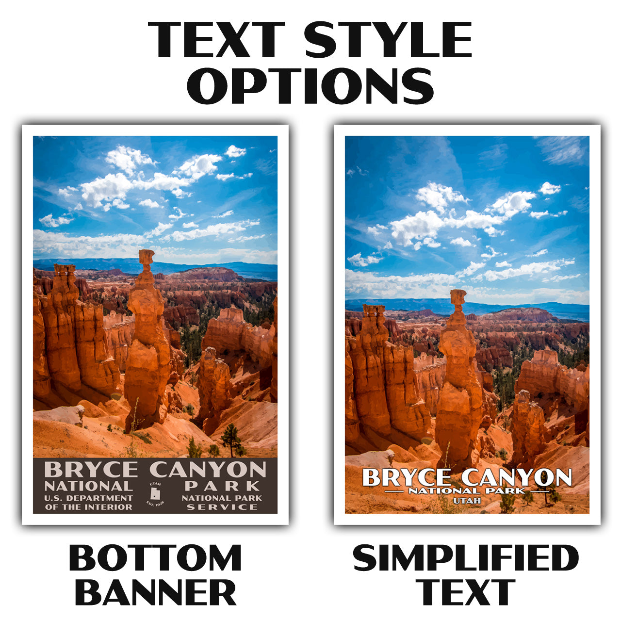 Bryce Canyon National Park Poster-WPA (Thors Hammer)