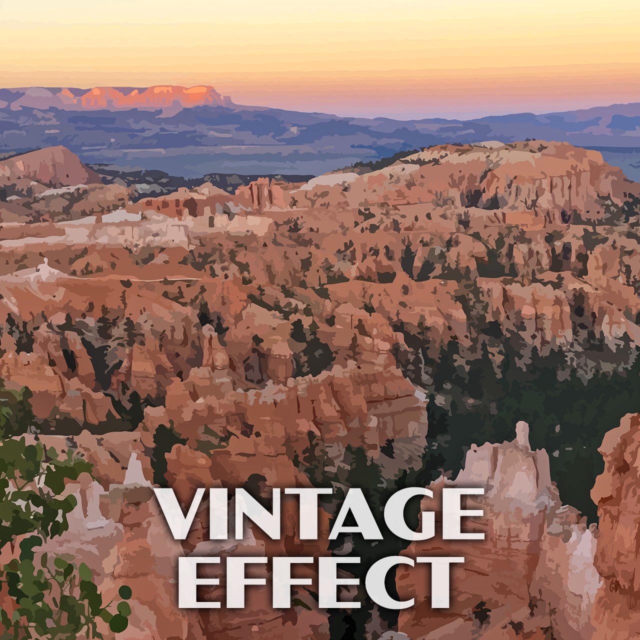 Bryce Canyon National Park Poster-WPA (Sunset Point)