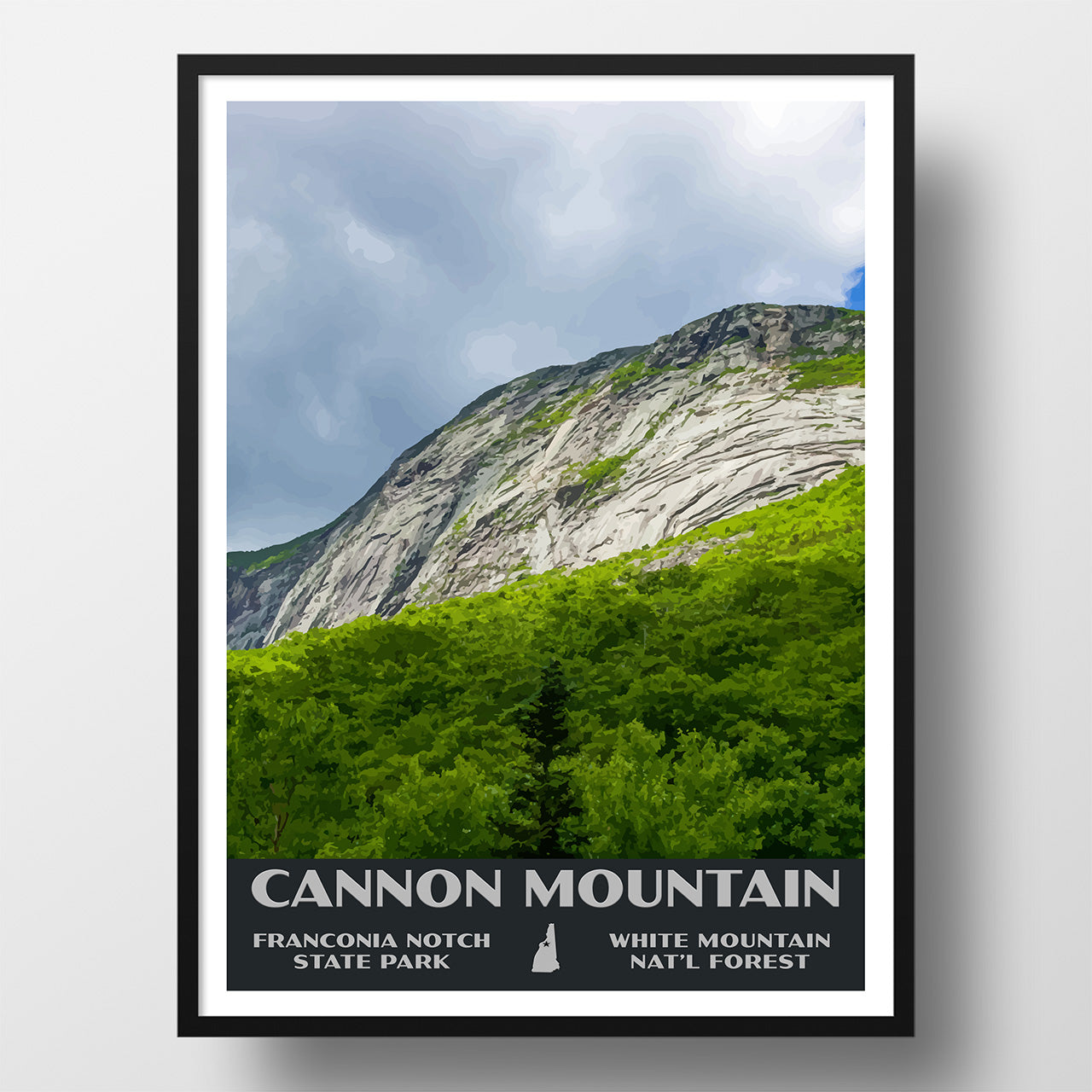 cannon mountain poster