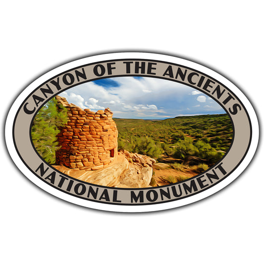 Canyon of the Ancients national monument sticker