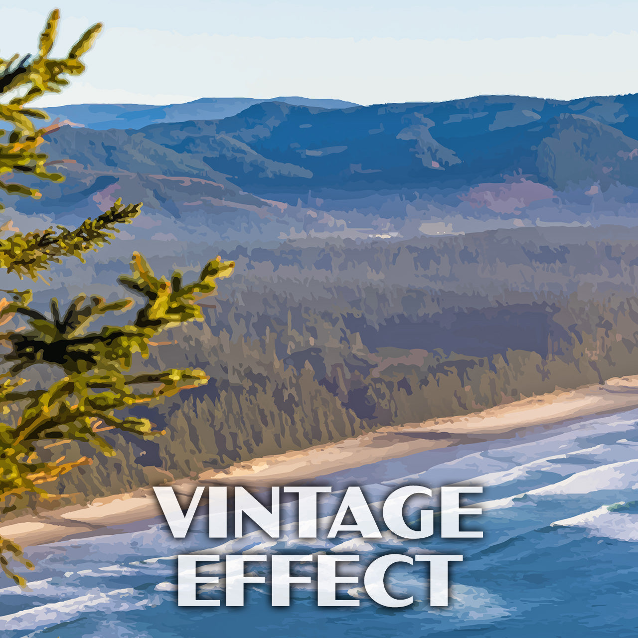 Cape Lookout State Park Poster-WPA (Beach Overlook)