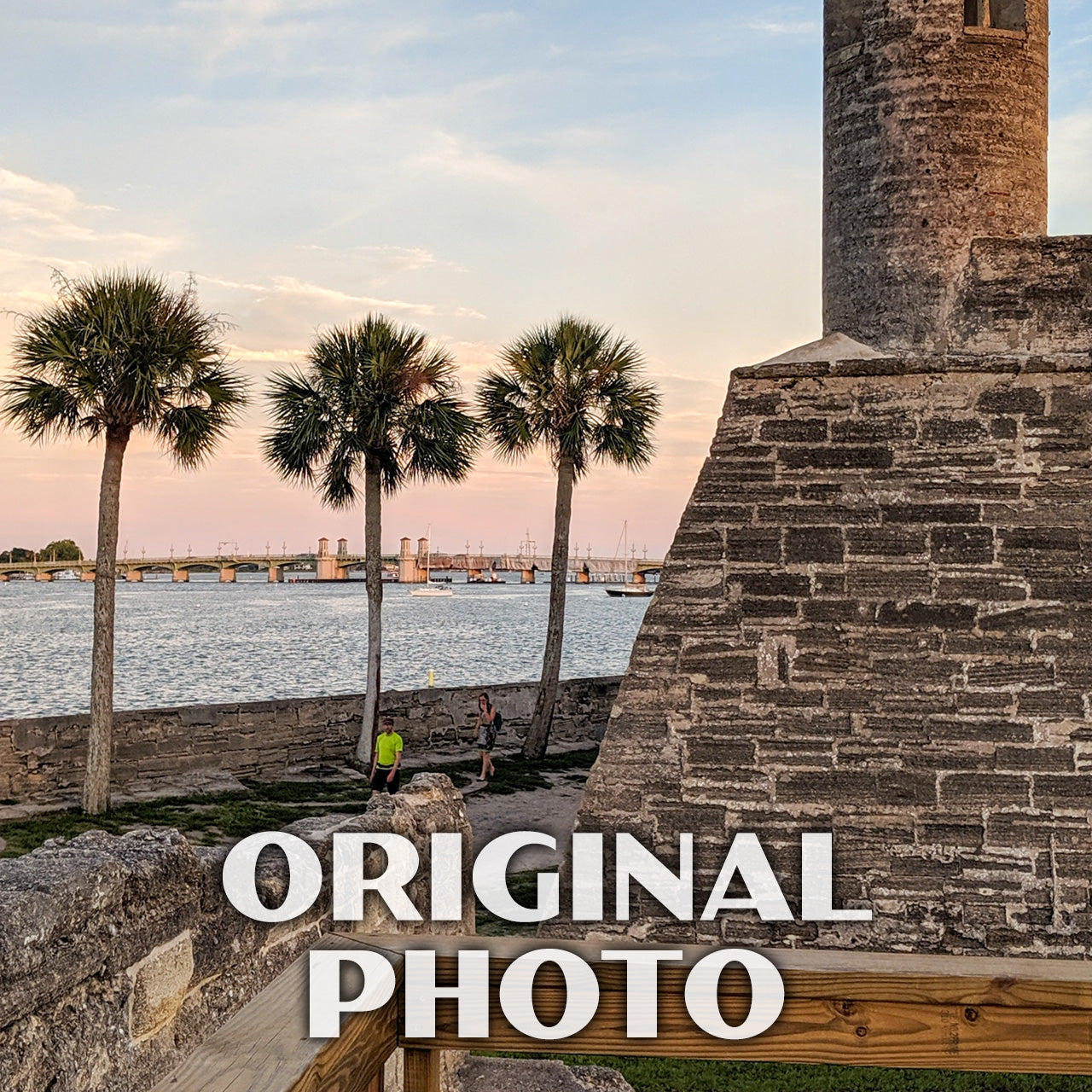 Castillo de San Marcos National Monument Poster-WPA (Side View)