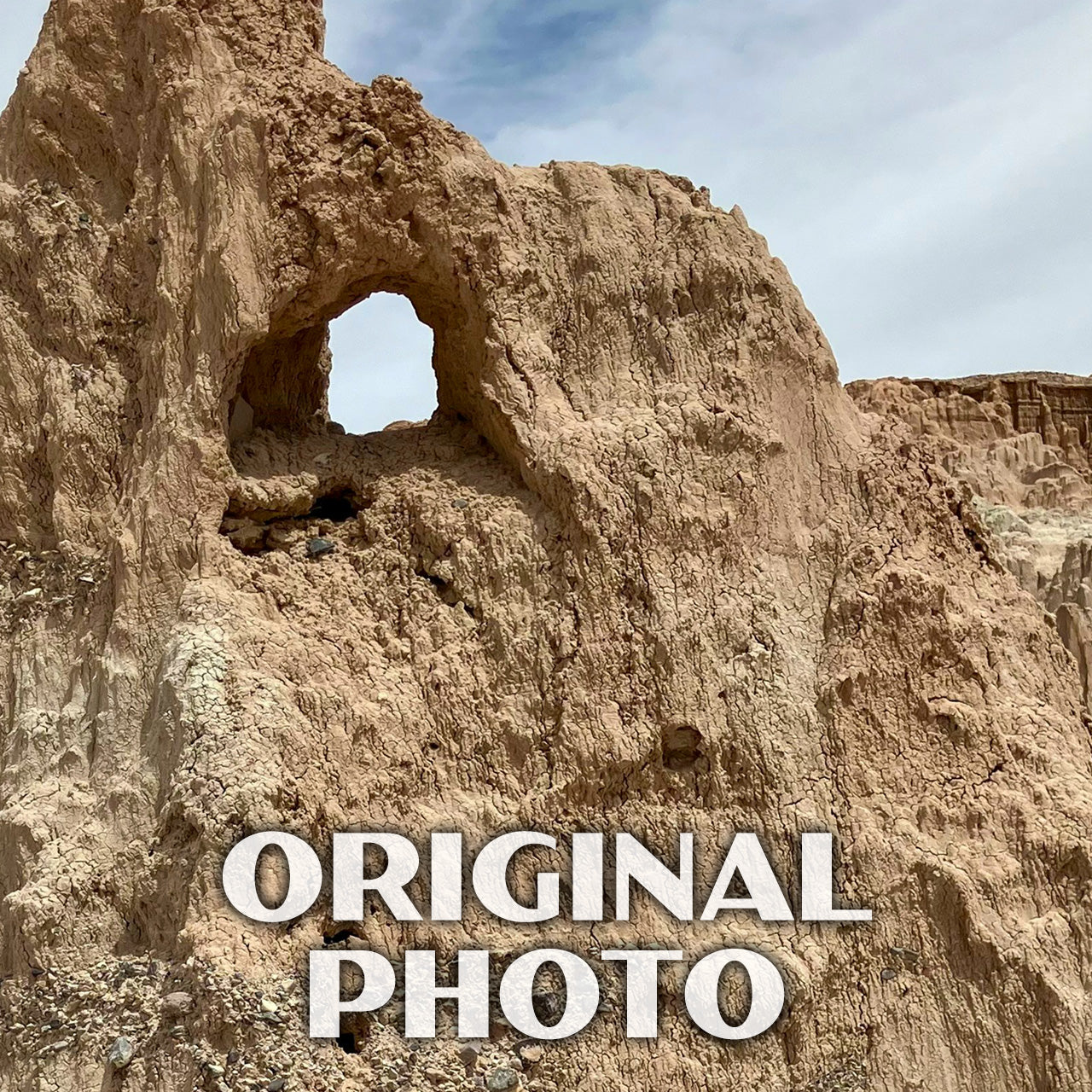 Cathedral Gorge State Park Poster-WPA (Arch in Rock)