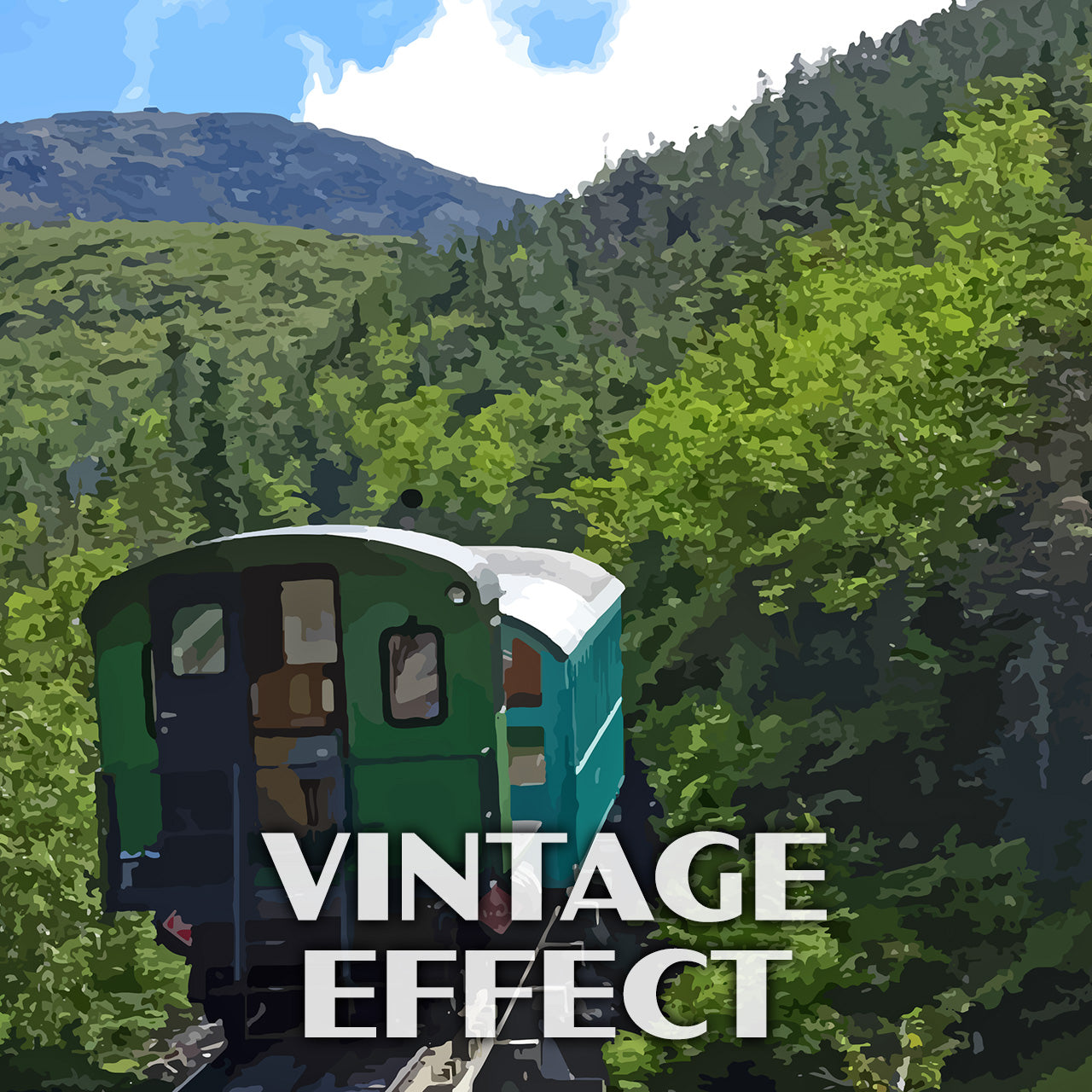 Mount Washington Poster - WPA (Cog Railway) (New Hampshire State)