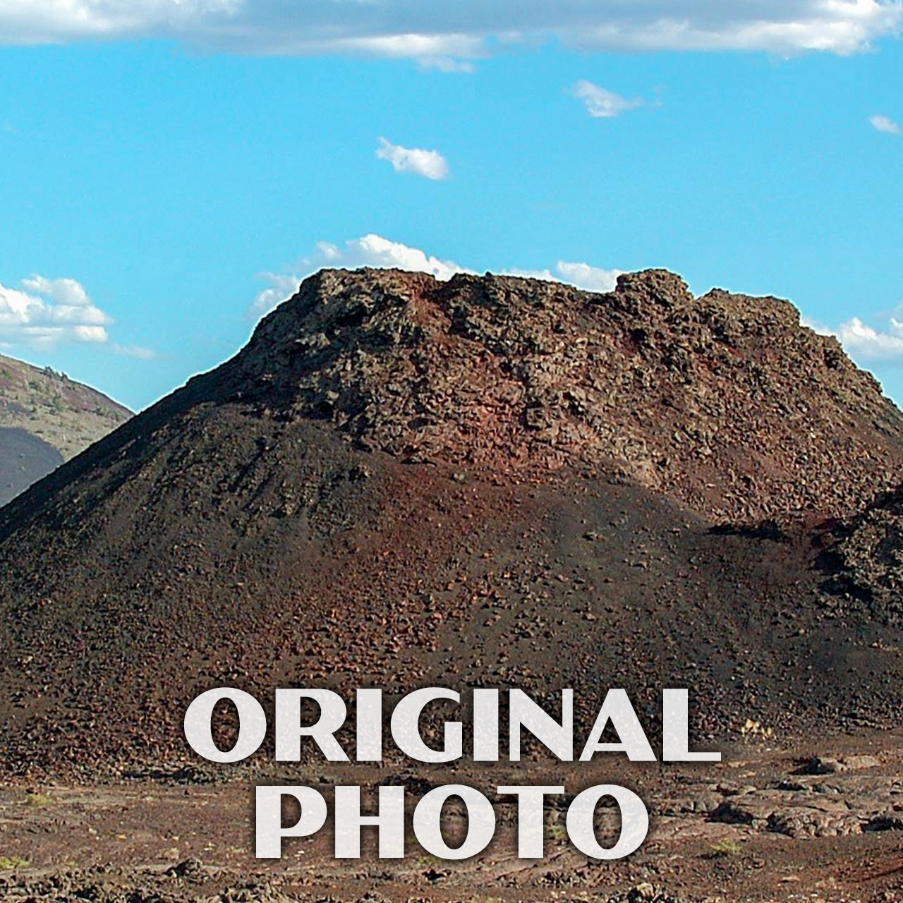 Craters of the Moon National Monument Poster-WPA (Cinder Cone)