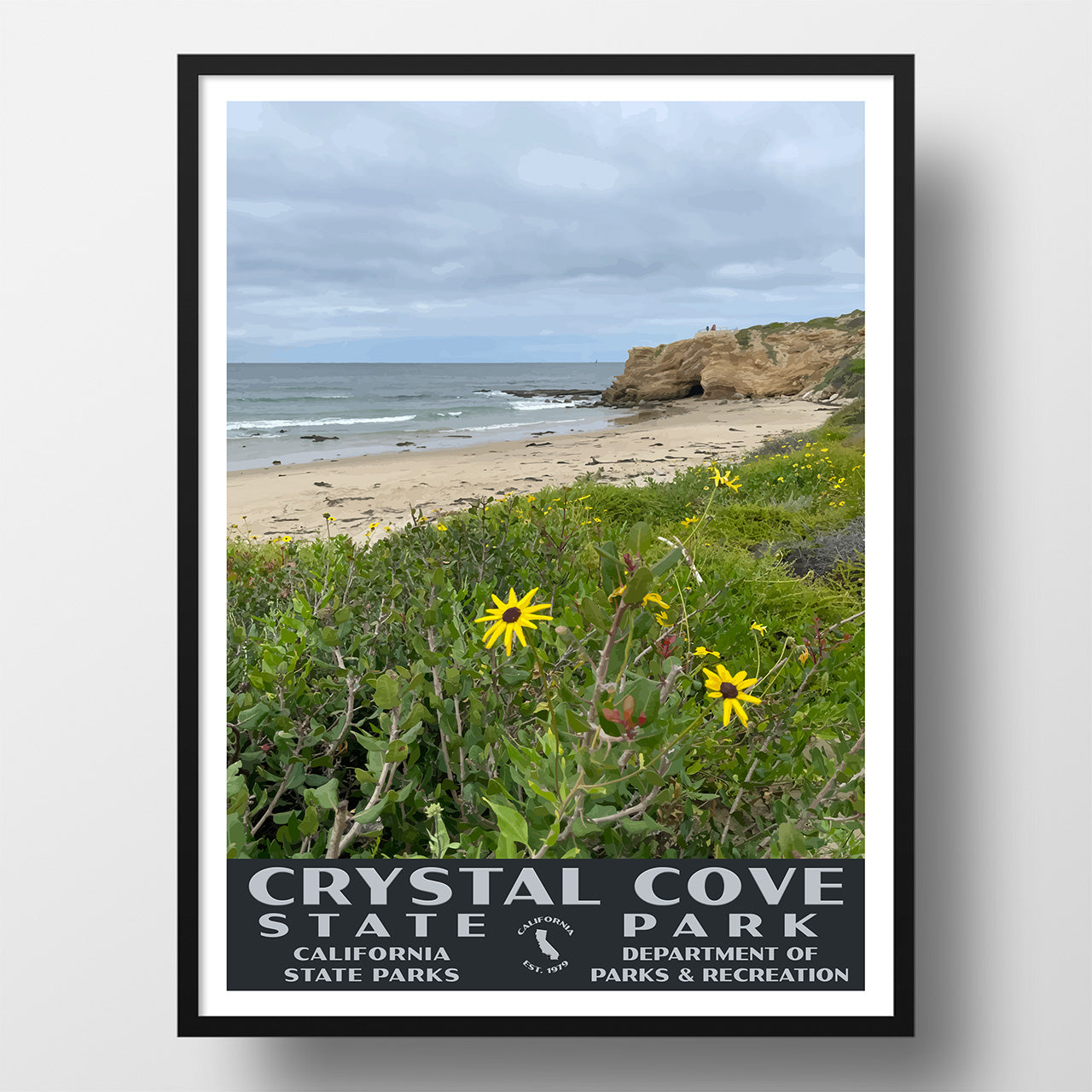 Cystal Cove State Park Poster