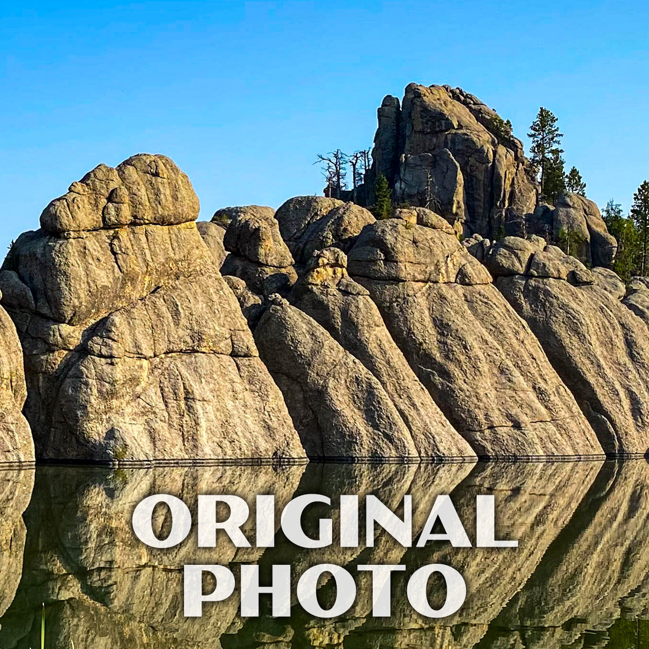 Custer State Park Poster-WPA (Sylvan Lake in Daylight)