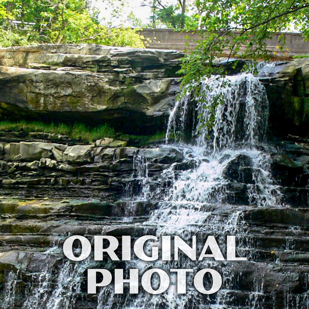 30”x20” canvas ready to ship-Brandywine Falls Cuyahoga National store Park Ohio USA