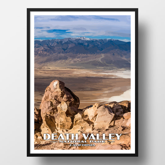 death valley national park poster