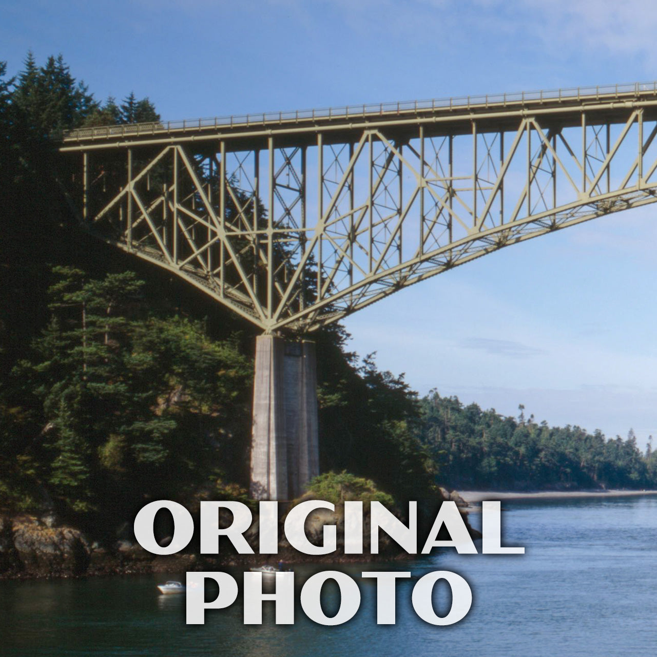 Deception Pass State Park Poster-WPA (Bridge)