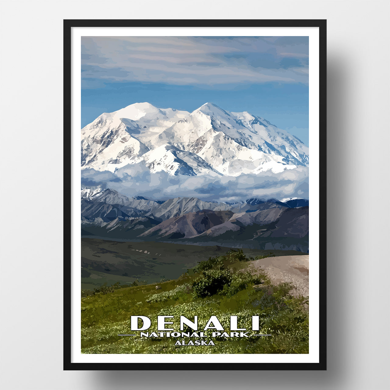 denali national park poster