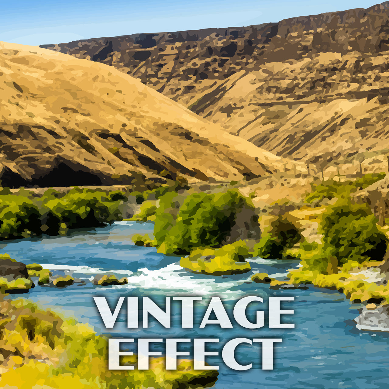 Deschutes River Poster-WPA (Fall) (Oregon State)