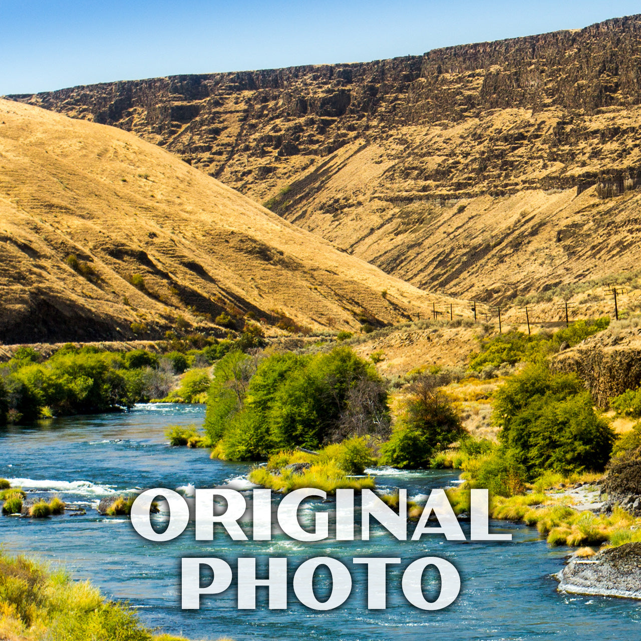 Deschutes River Poster-WPA (Fall) (Oregon State)