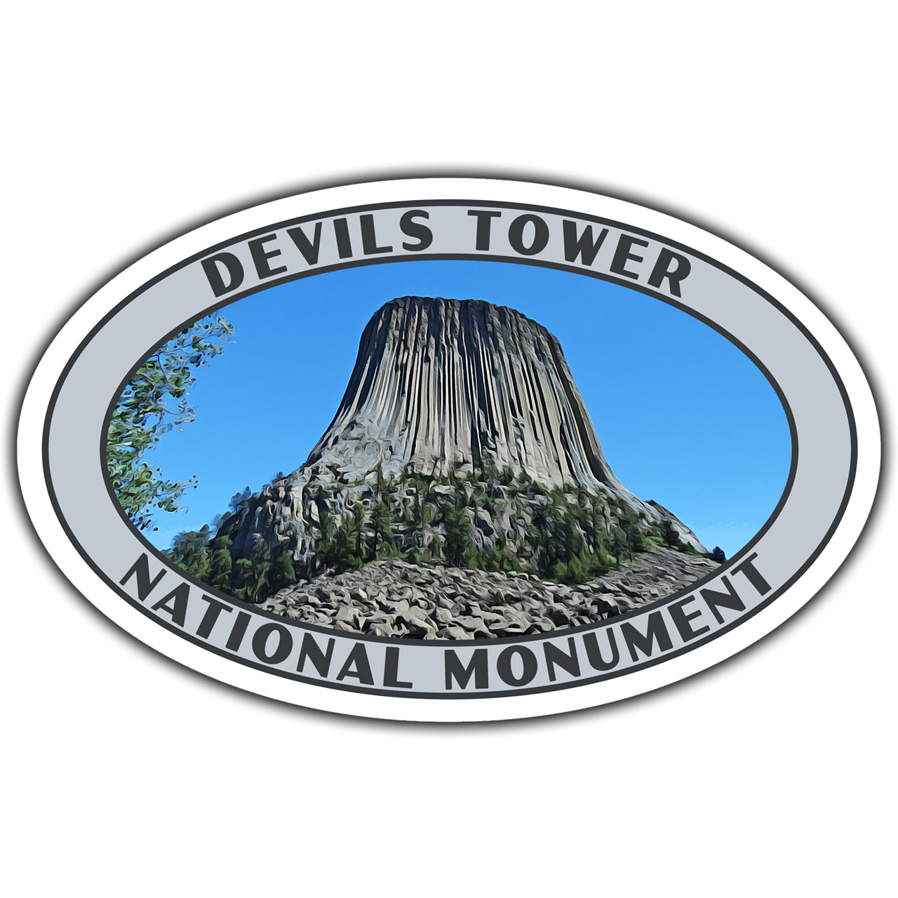 Devils Tower national monument sticker