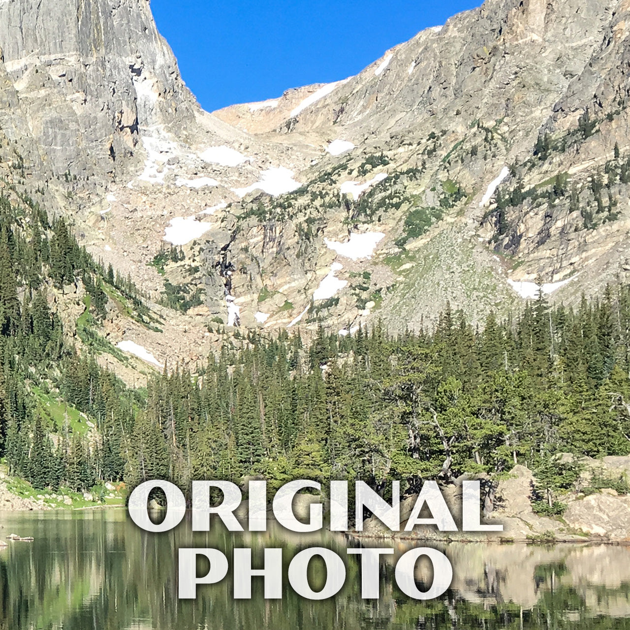 Rocky Mountain National Park Poster-WPA (Dream Lake)