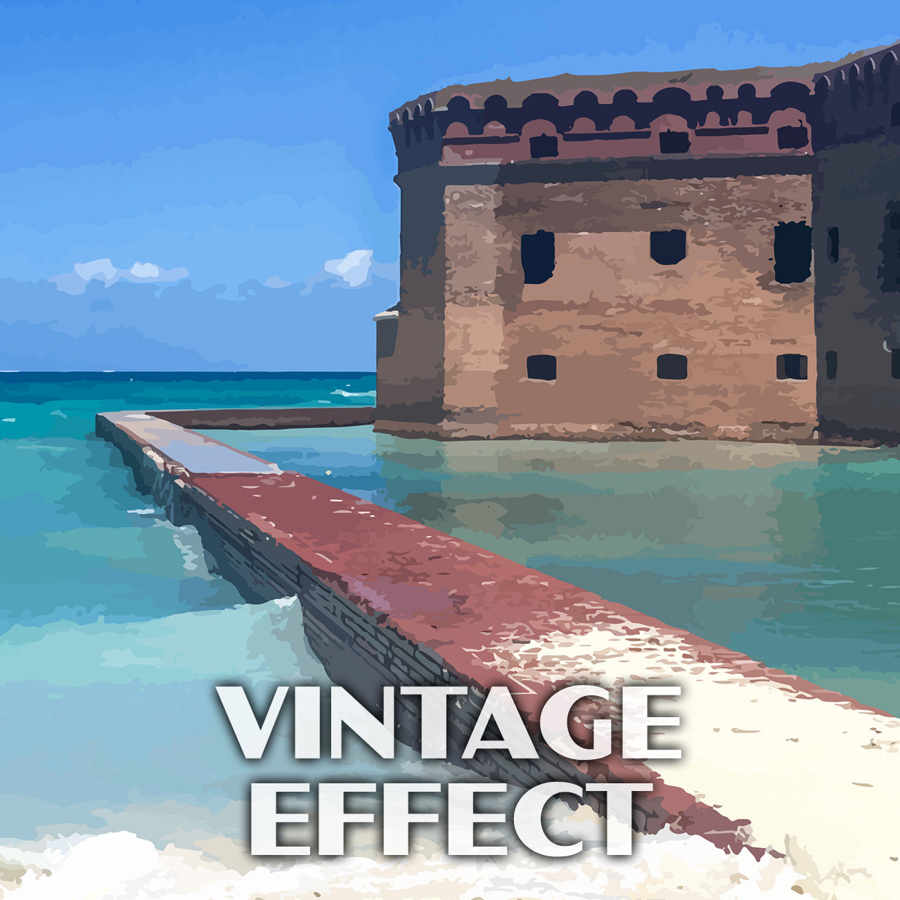 Dry Tortugas National Park Poster-WPA (Fort Jefferson)