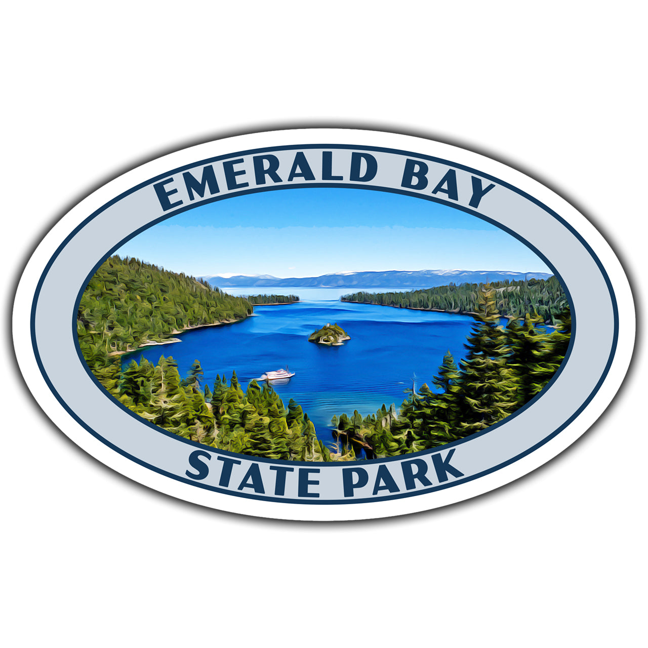 Emerald Bay state park sticker