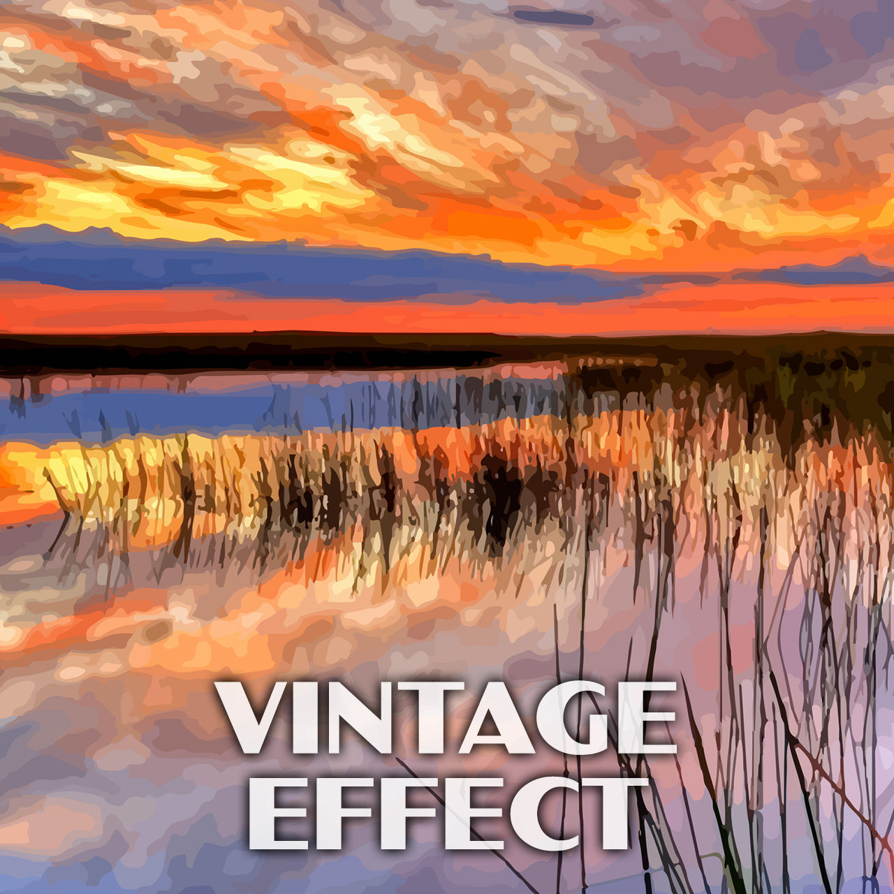 Everglades National Park Poster - WPA (Sunset)