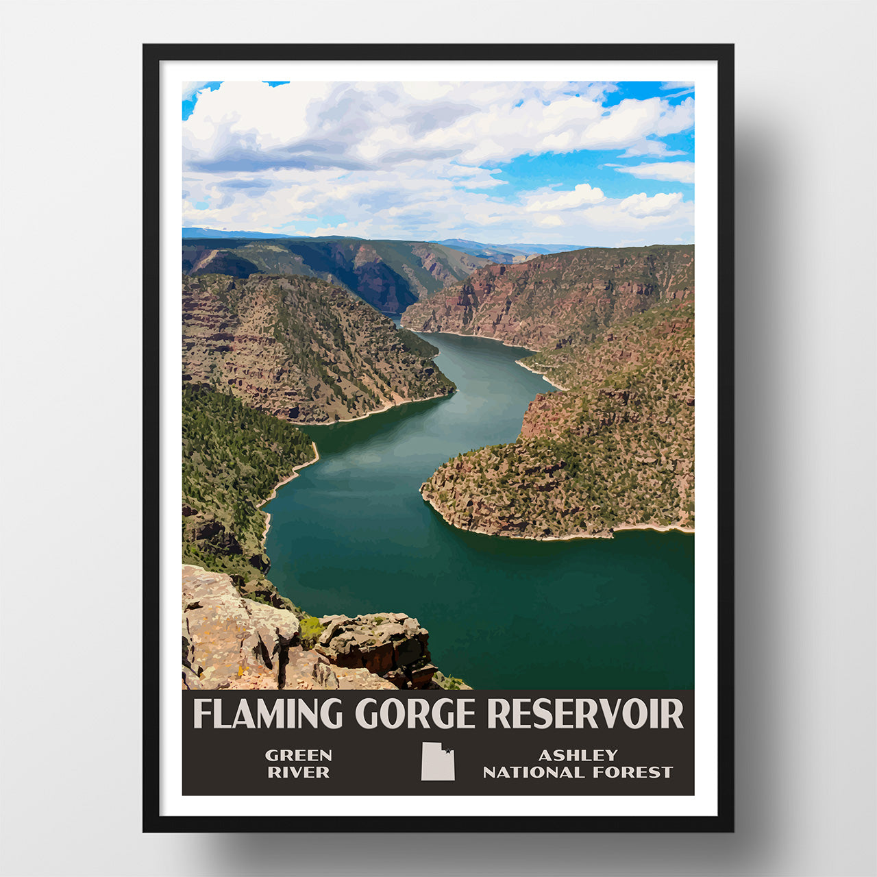 laming Gorge Reservoir poster