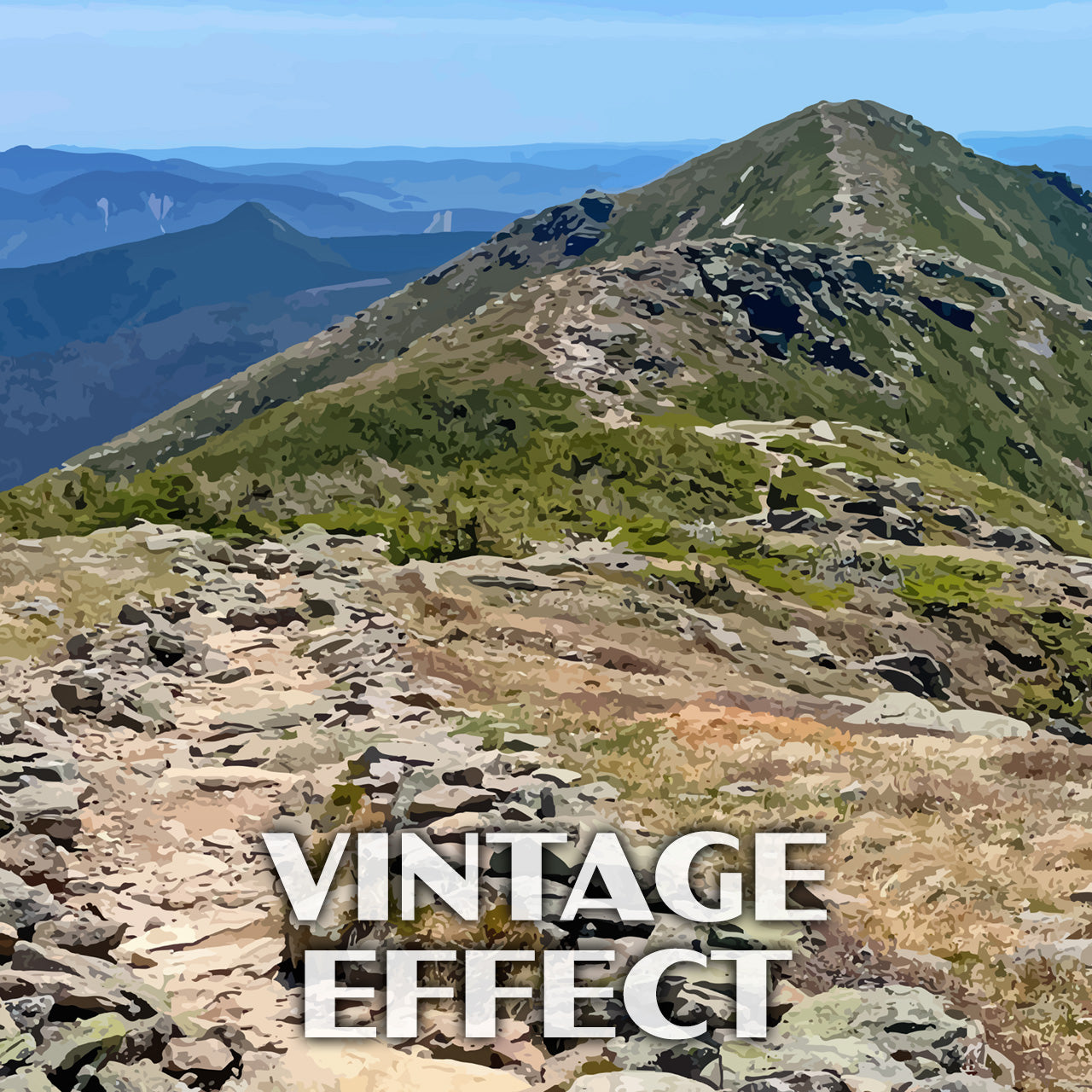 Franconia Ridge Poster-WPA (View from Mount Lafayette) (New Hampshire State)