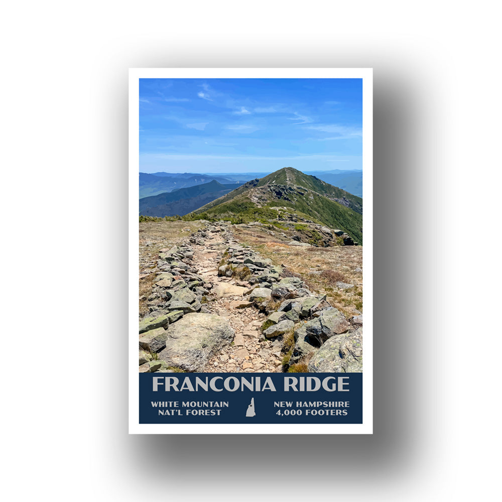 Franconia Ridge Poster-WPA (View from Mount Lafayette) (New Hampshire State)