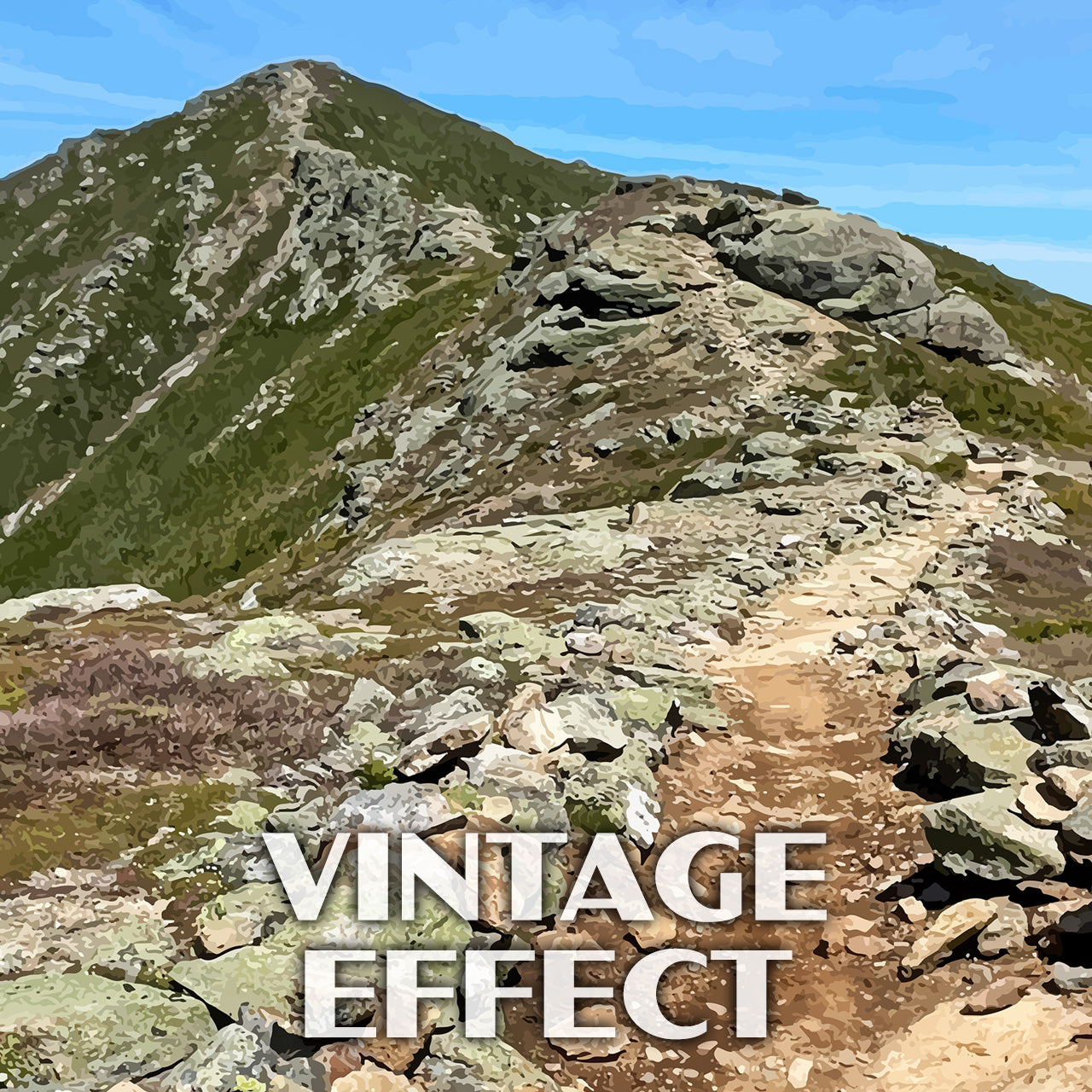 Franconia Ridge Poster-WPA (View from Little Haystack) (New Hampshire State)