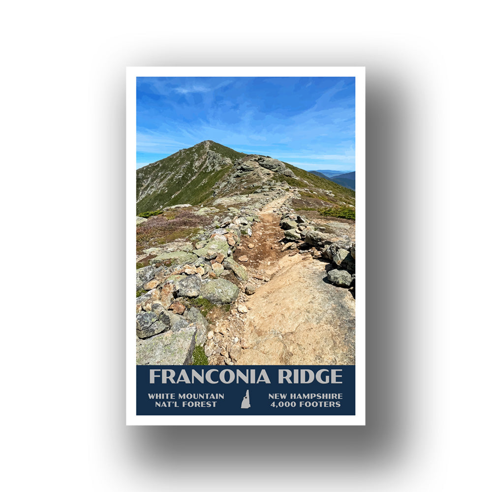 Franconia Ridge Poster-WPA (View from Little Haystack) (New Hampshire State)