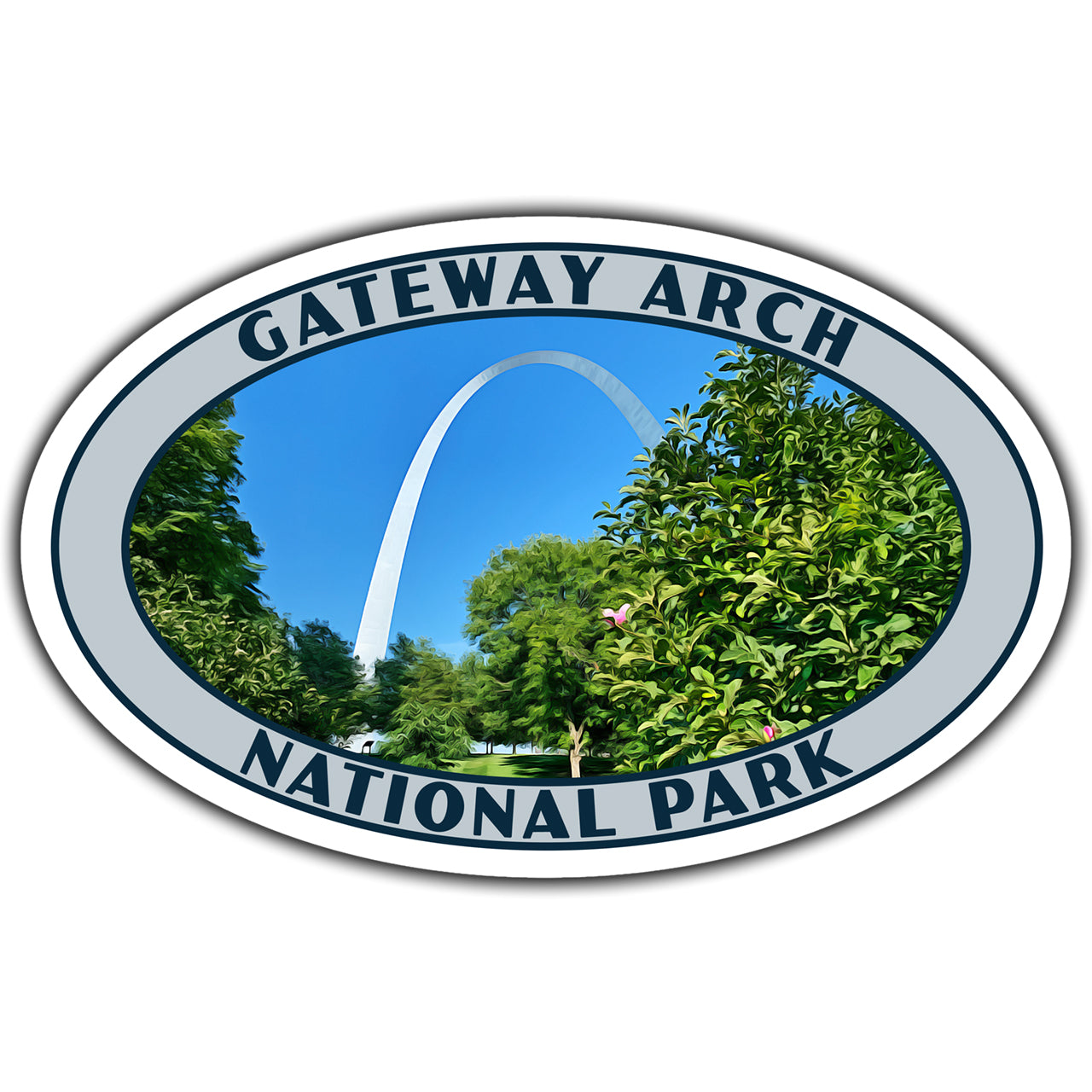 Gateway Arch National Park sticker